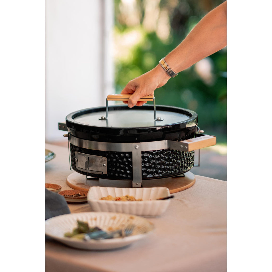 GOJ 2-In-1 Teppanyaki & Hibachi Grill Starter Combo - Aka