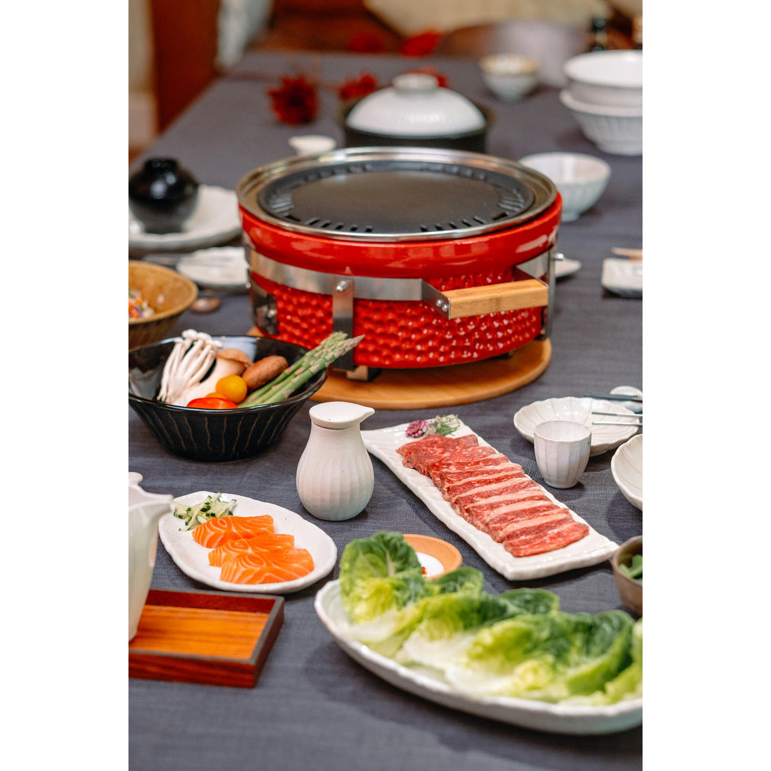 GOJ 2-In-1 Teppanyaki & Hibachi Grill Starter Combo - Kuro