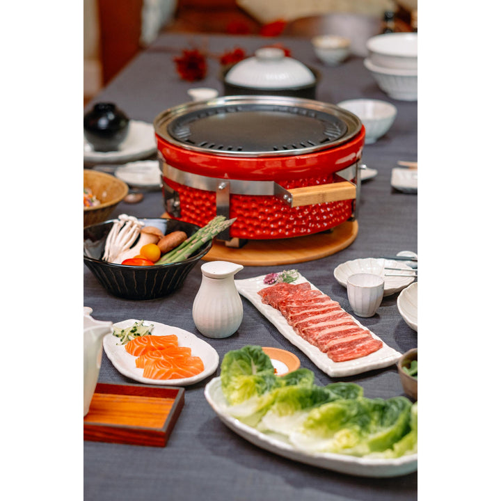 GOJ 2-In-1 Teppanyaki & Hibachi Grill Starter Combo - Kuro
