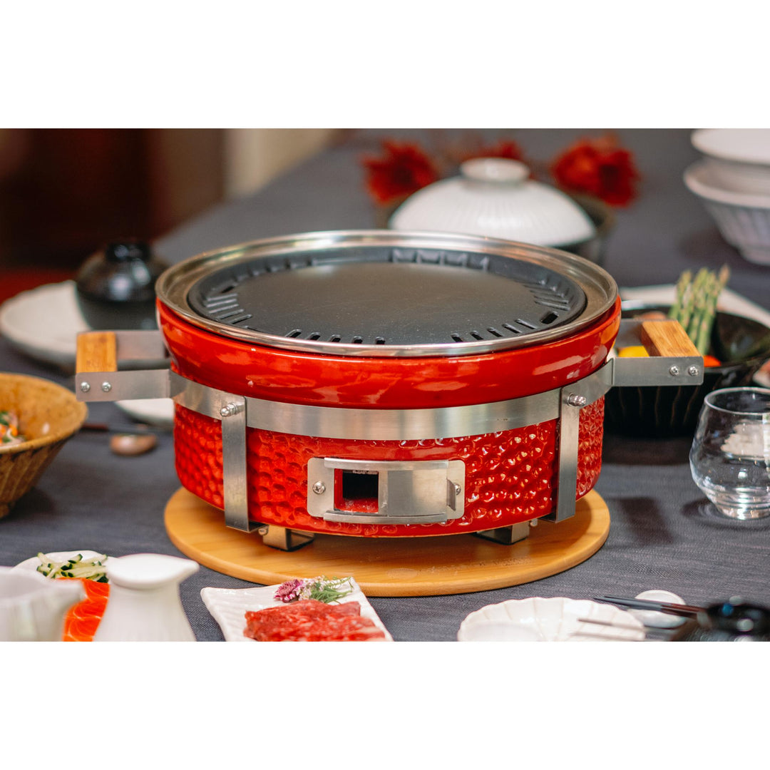 Grills of Japan 2-In-1 Teppanyaki & Hibachi Grill - Aka