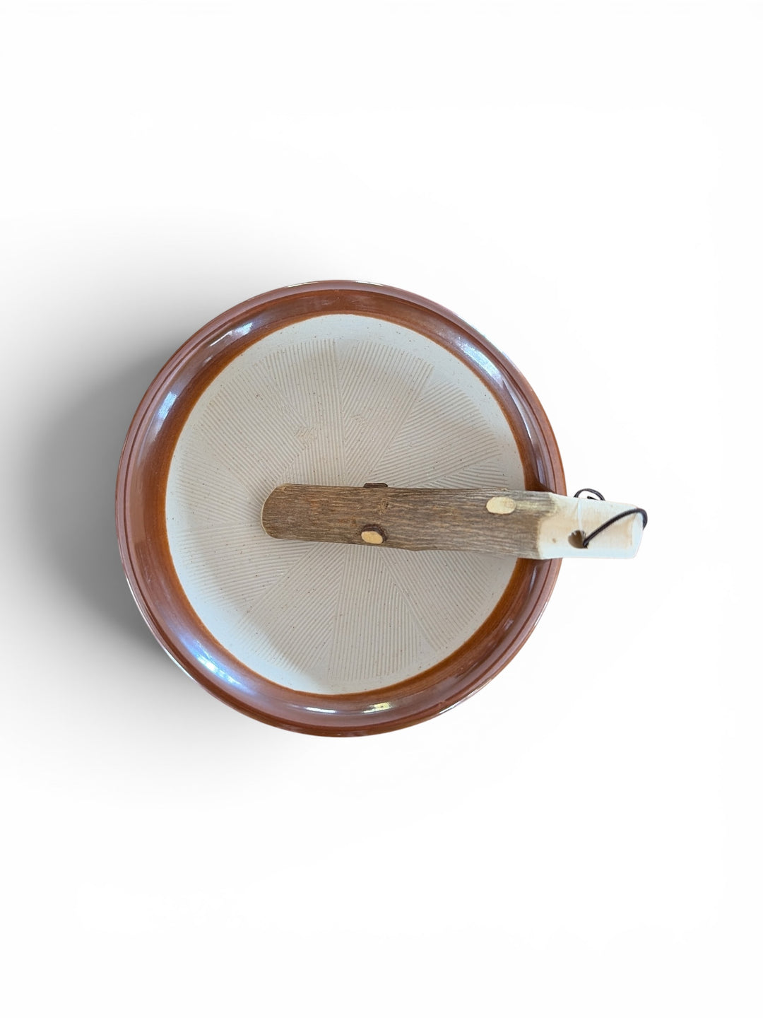 Dachi-Yaki Suribachi & Sansho Wood Surikogi - 14cm
