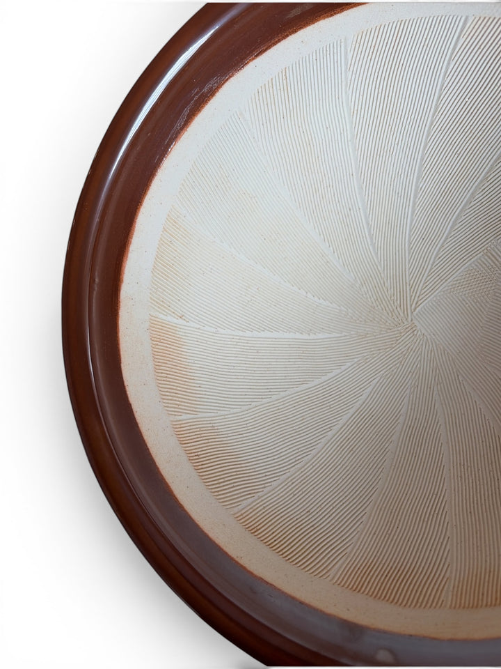 Dachi-Yaki Suribachi & Sansho Wood Surikogi - 28cm
