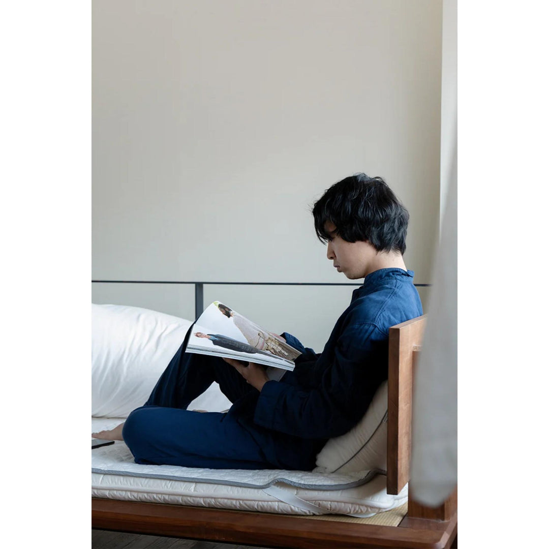 * PRE-ORDER * 3 Layered Gauze Pyjama Set - Dark Indigo (SS/S/M/L/LL)