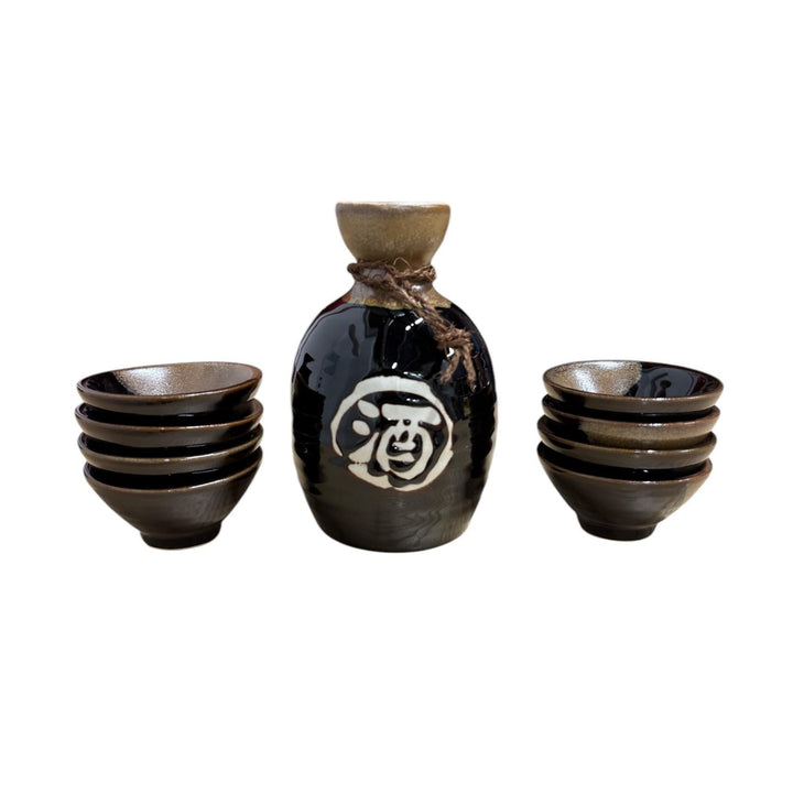 Dento Sake Pourer & Cup Set