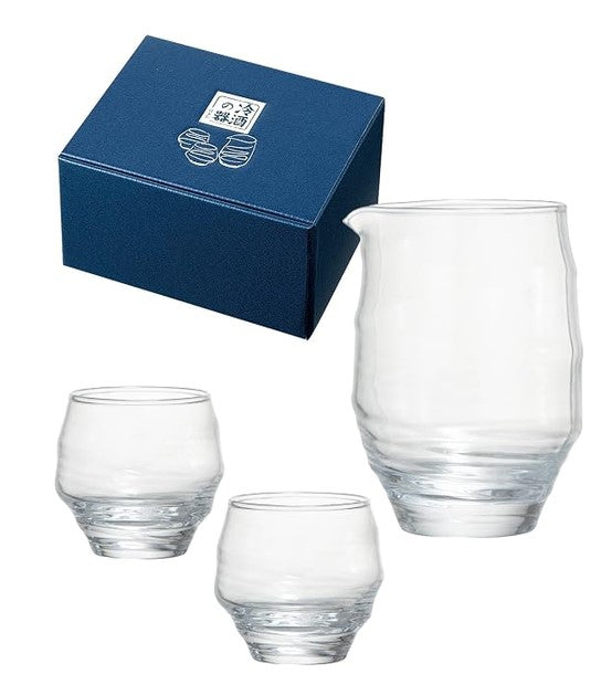 Toyo Sasaki Glass Sake Set