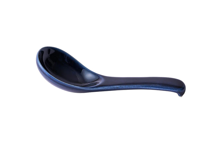 GINPO Kikka Rice Bowl & Spoon Set (Blue)