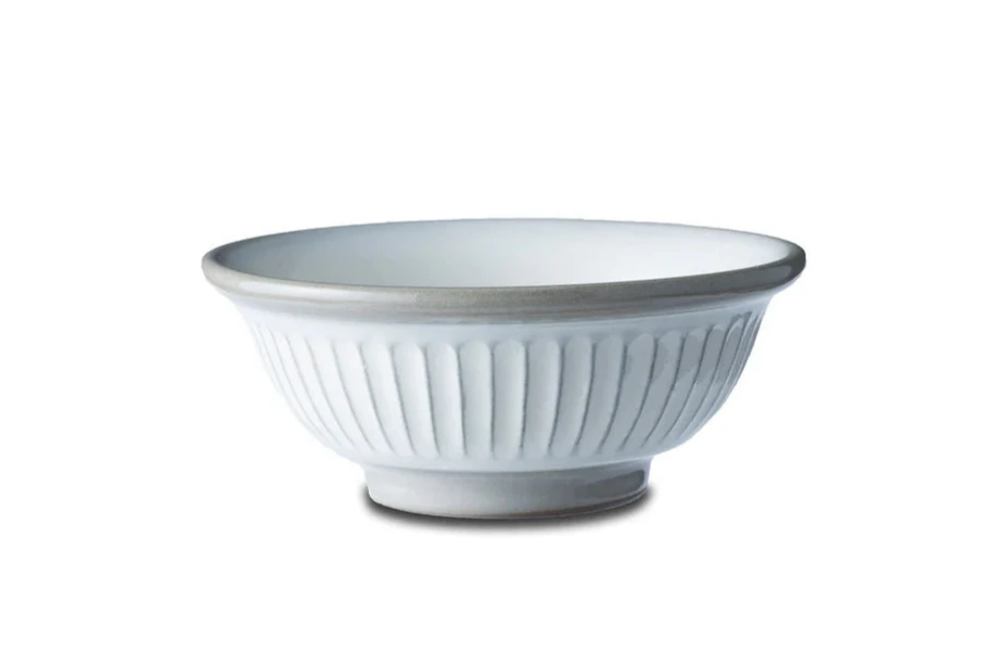 GINPO Kikka Rice Bowl & Spoon Set (White)
