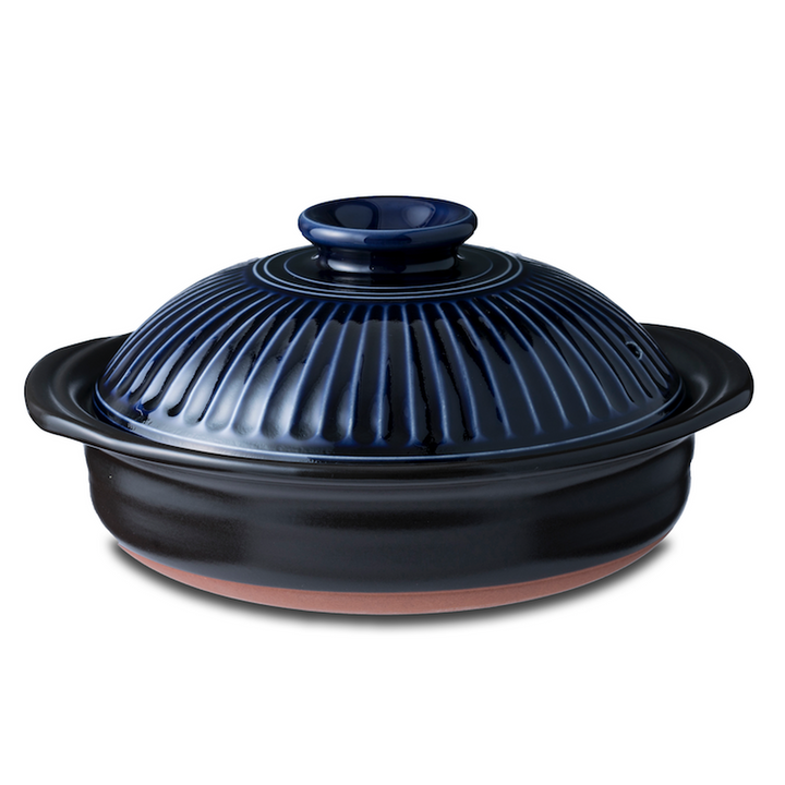 Ginpo Kikka Donabe/Casserole (Blue)  - Serves 2-3