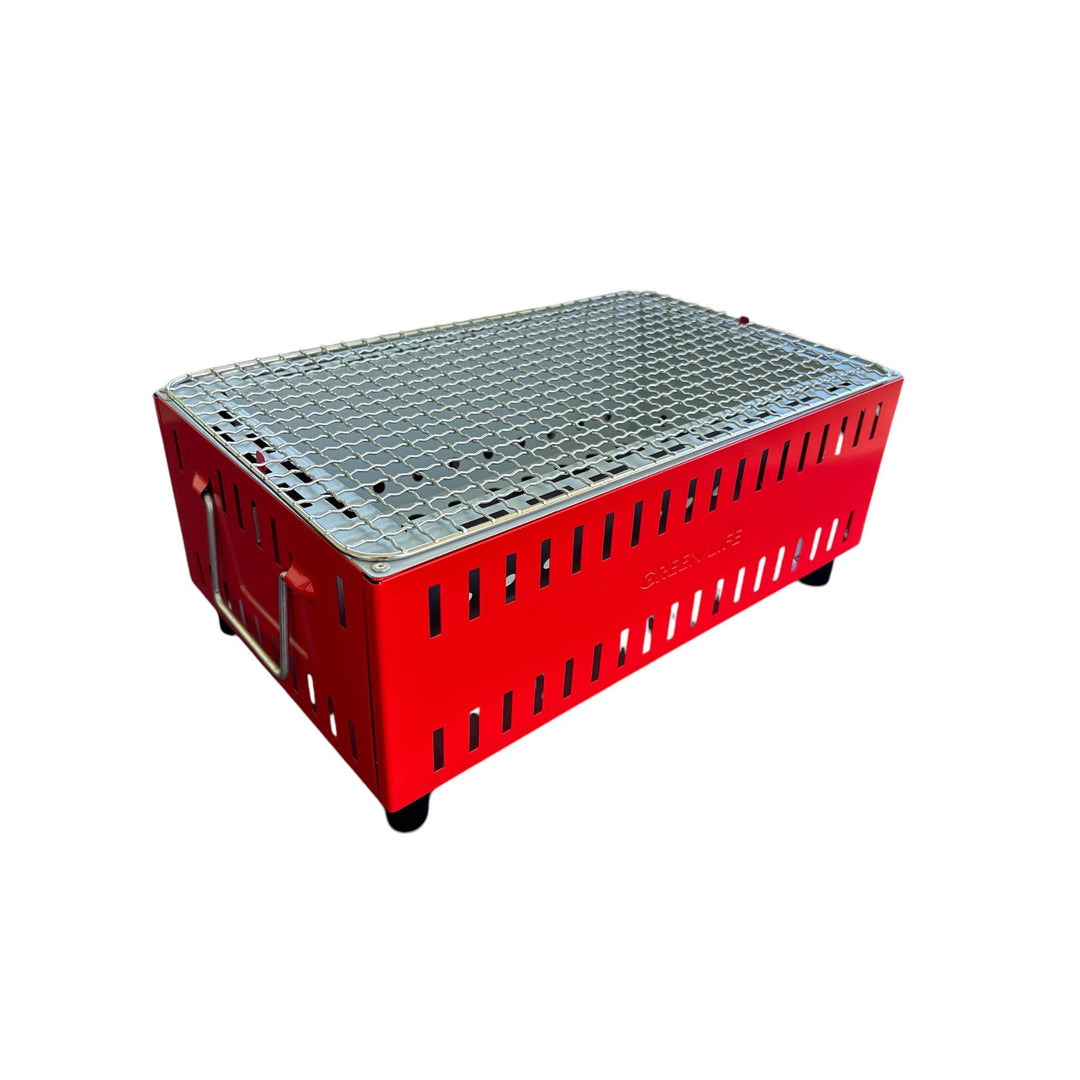 Compact Metal Shichirin - Red