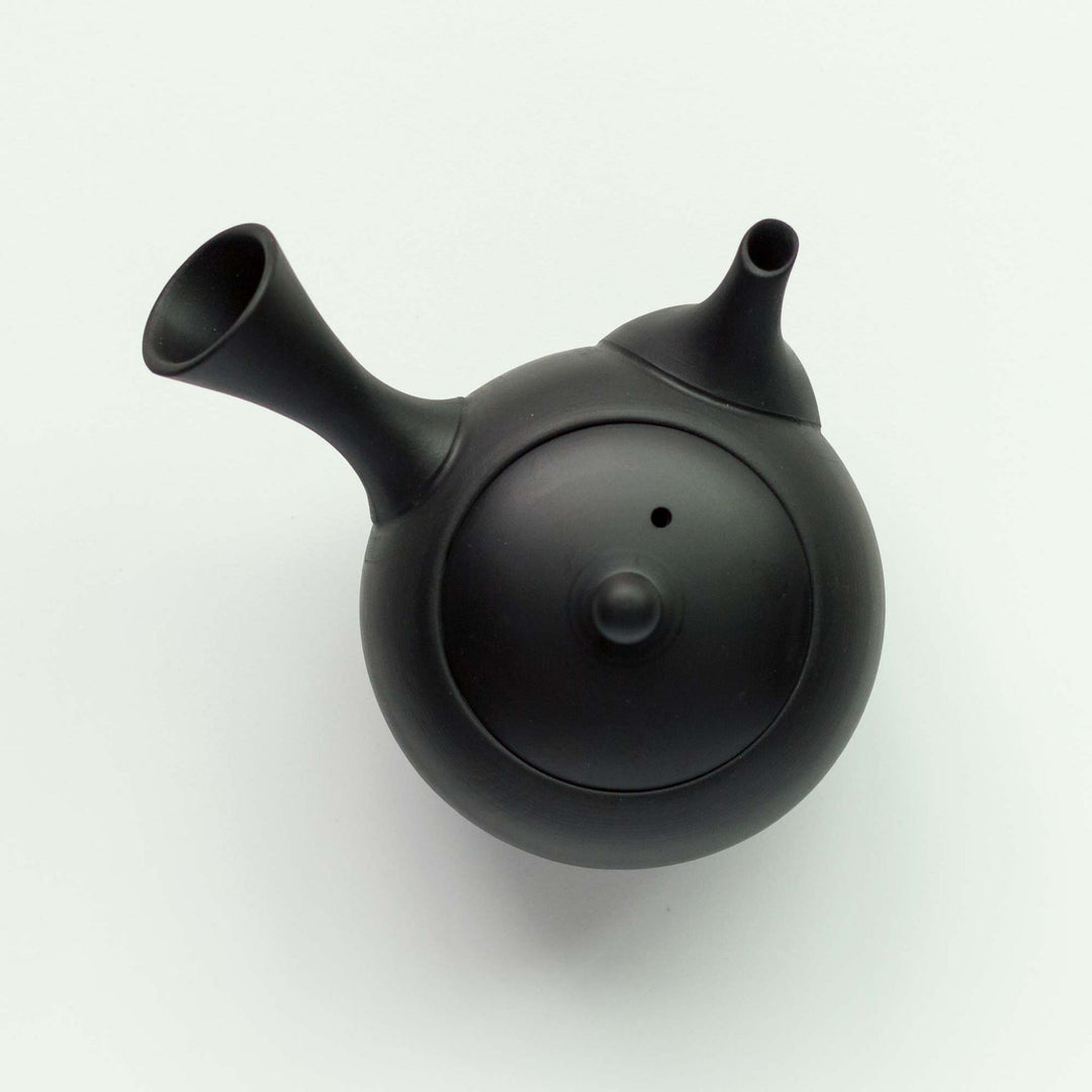 Jinsui Tokoname Kyusu Teapot & Tea Cup Set - Black
