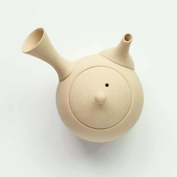 Jinsui Tokoname Kyusu Teapot & Tea Cup Set - Ivory