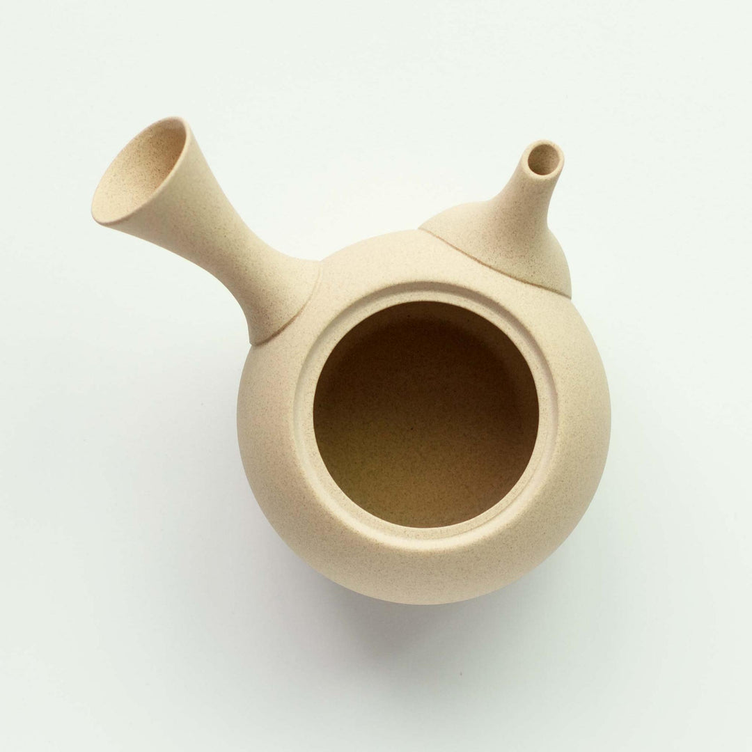 Jinsui Tokoname Kyusu Teapot & Tea Cup Set - Ivory
