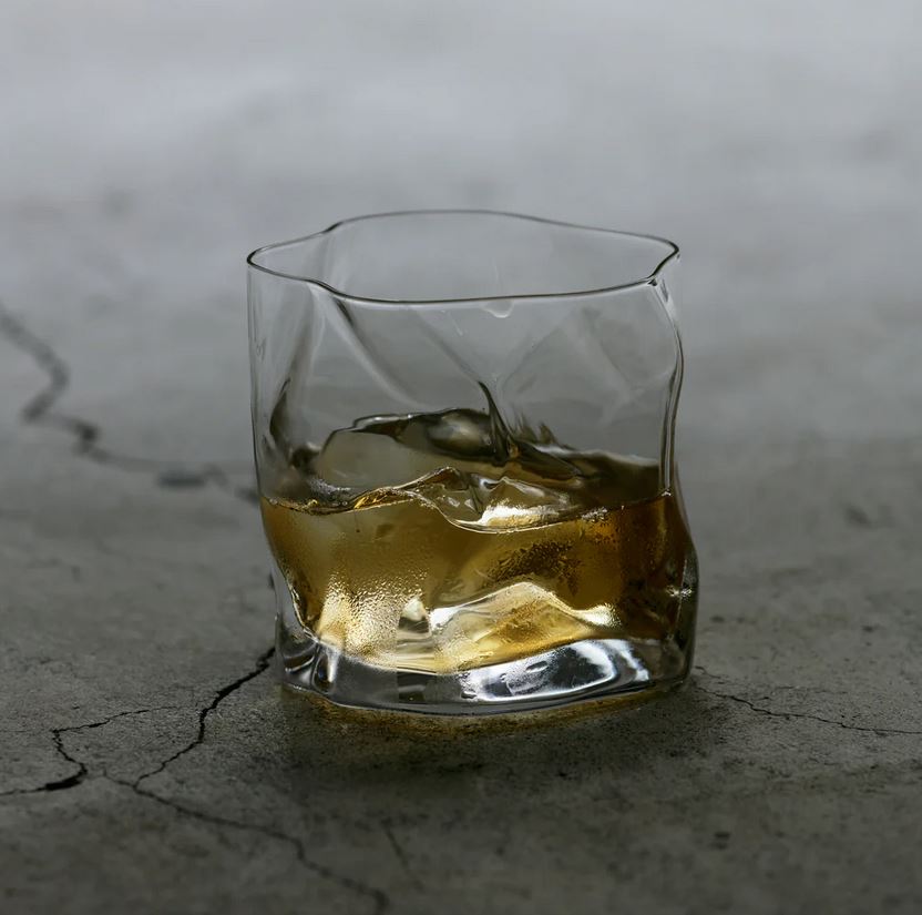 KIMURA Crumple Old Fashioned Glass