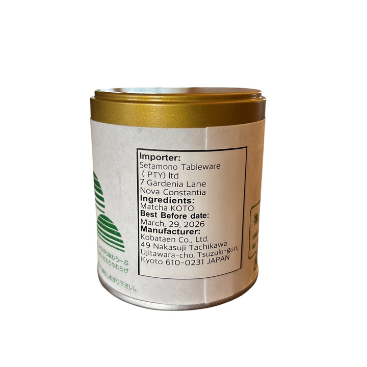 Kobataen Premium 100% Ceremonial Grade KOTO Matcha - 40g
