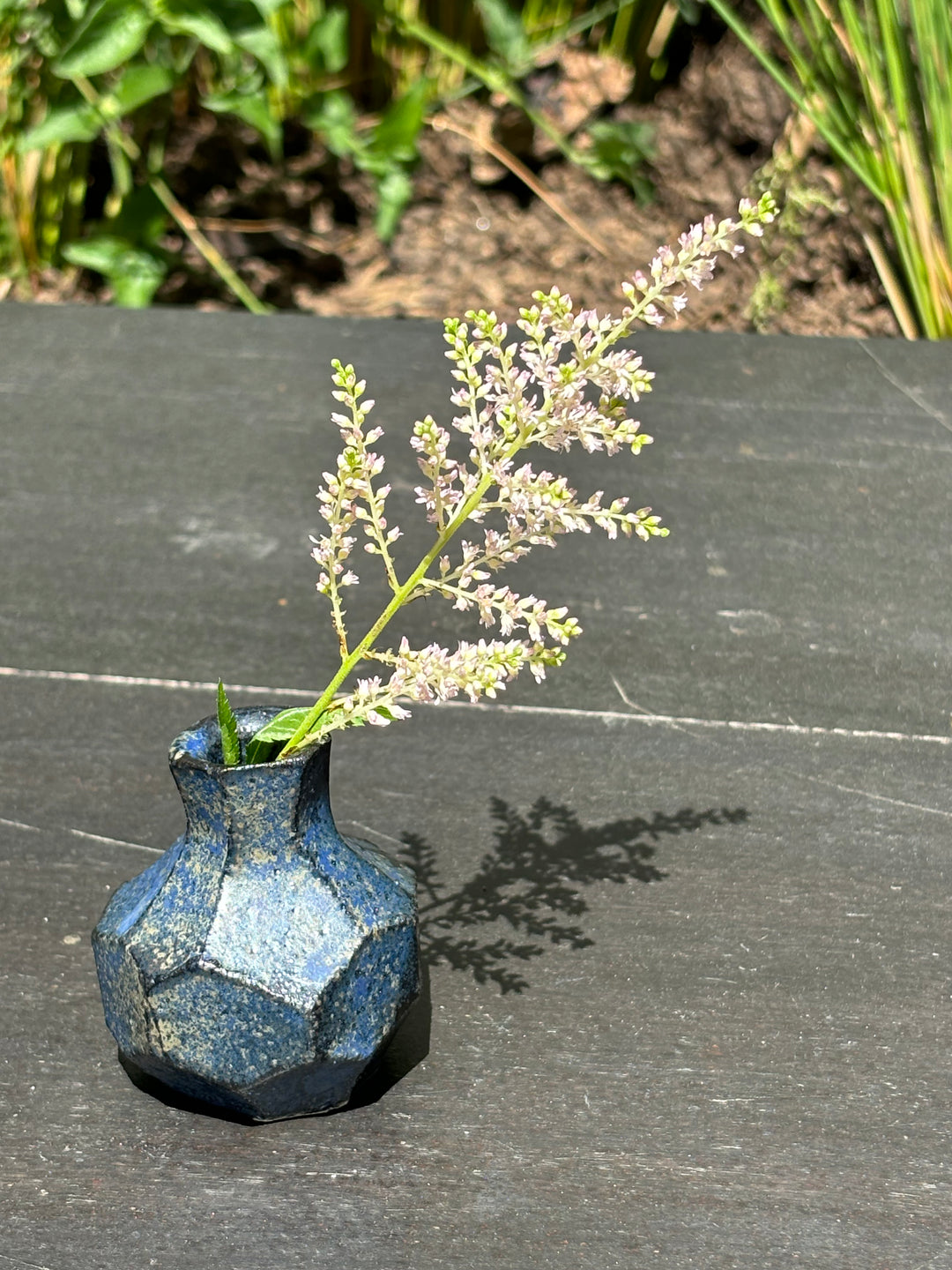 Single Flower Vase - Rokku / Blue