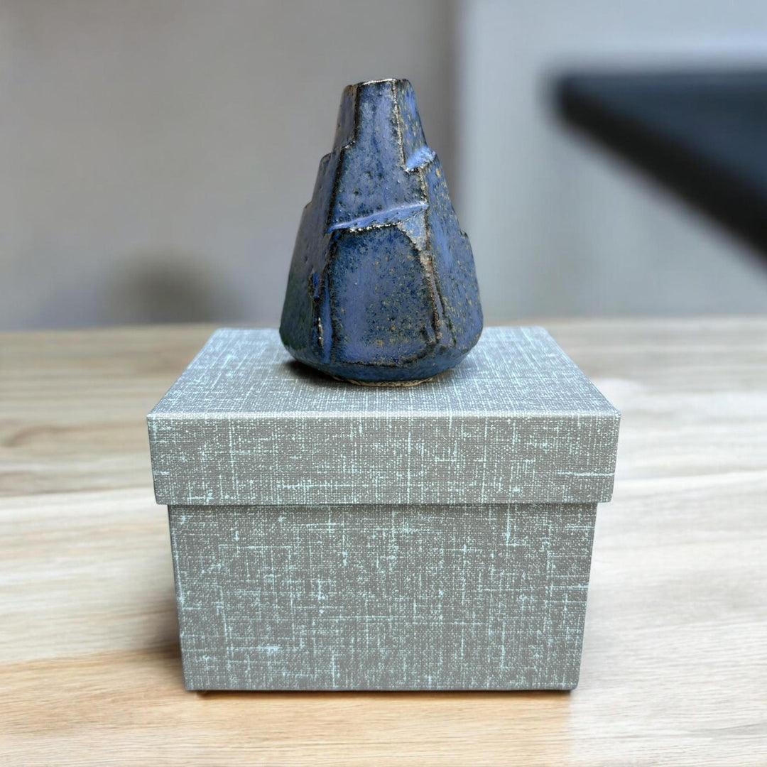 Single Flower Vase - Yama / Blue