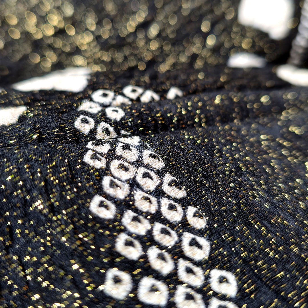 MOTHER JAPAN - Handmade Black Quilted Kimono Jacket
