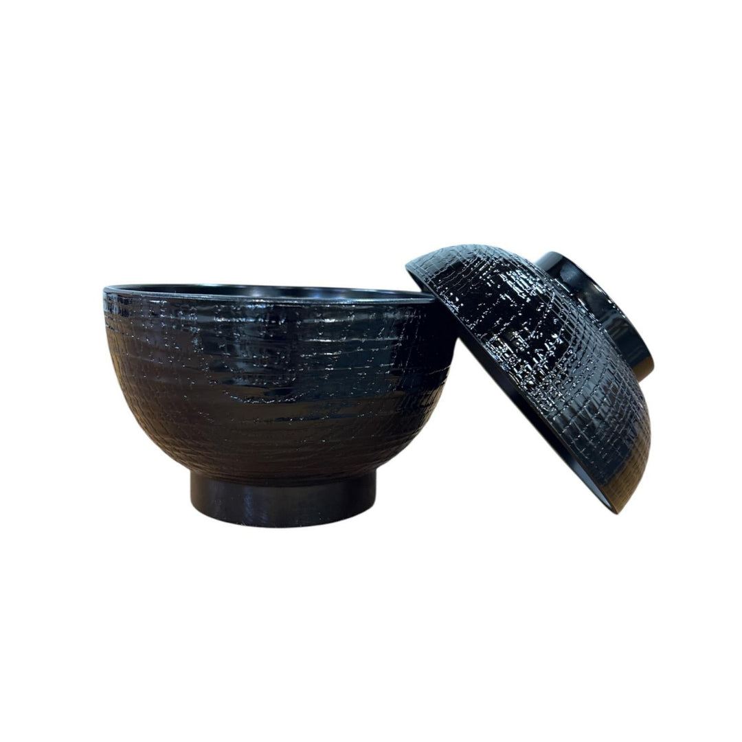 Miso Soup Cup & Lid - Black