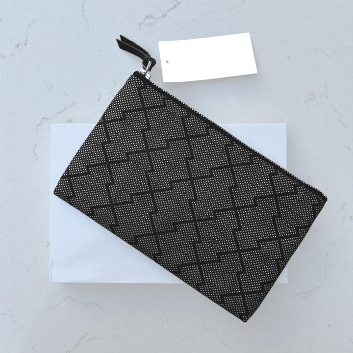 Oshima Silk Multi-Purpose Pouch - KURO