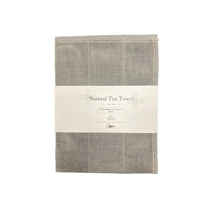 Natural Tea Towel - Binchotan Charcoal