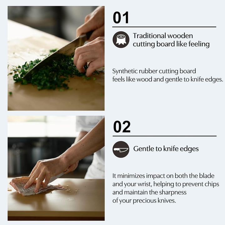 Parker Asahi CookinCut Home Antibacterial Rubber Cutting Board (M/L/LL)