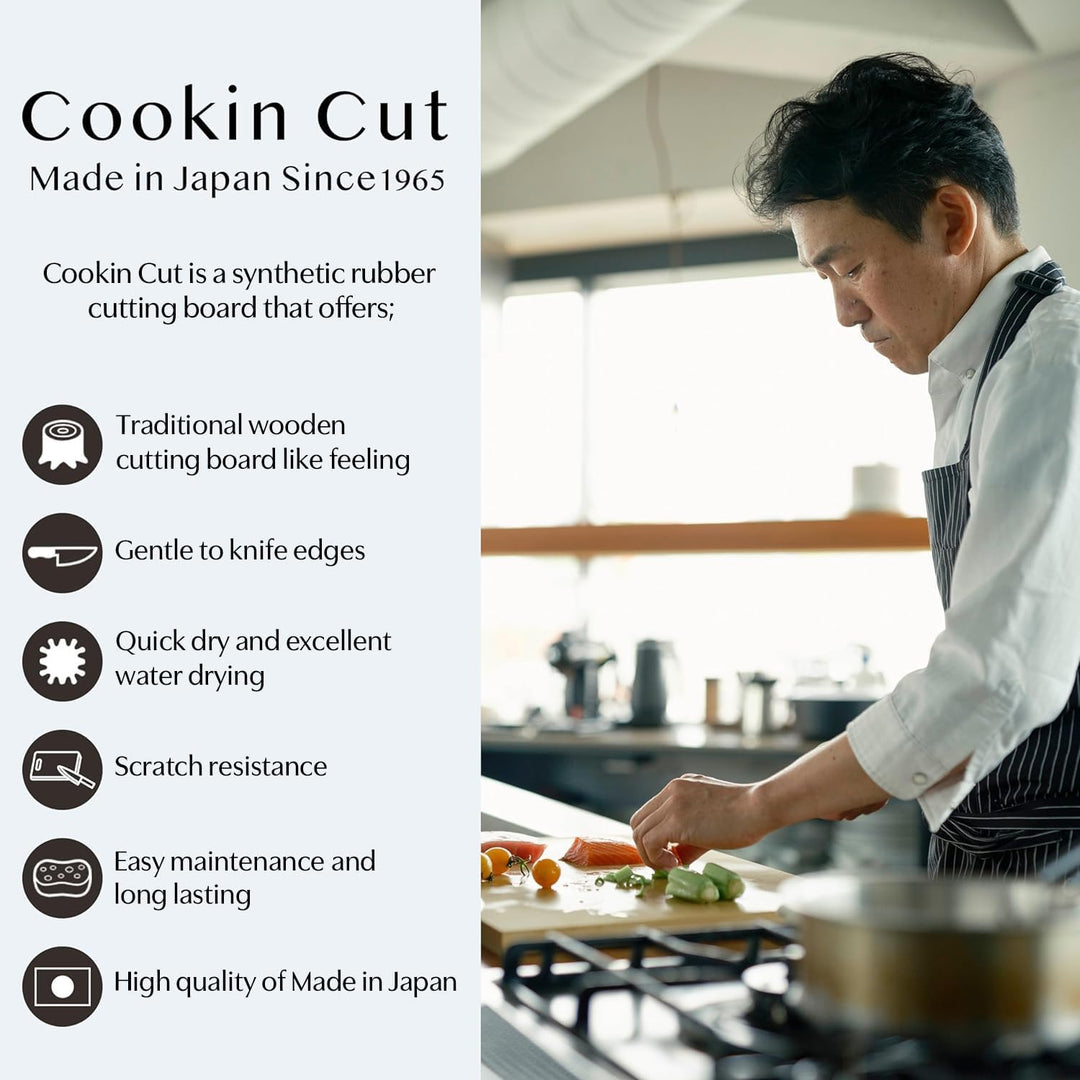Parker Asahi CookinCut Home Antibacterial Rubber Cutting Board (M/L/LL)