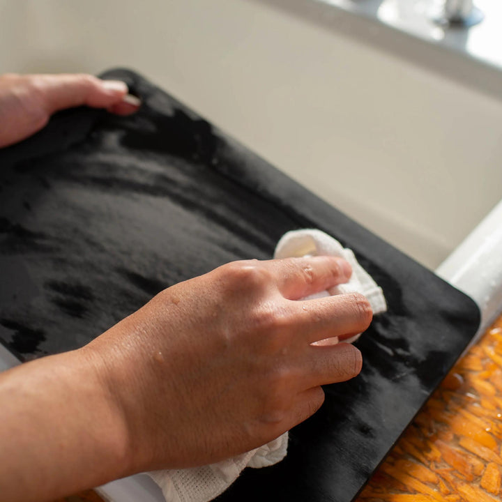 Parker Asahi Matte Black Rubber Cutting Board (M/L)