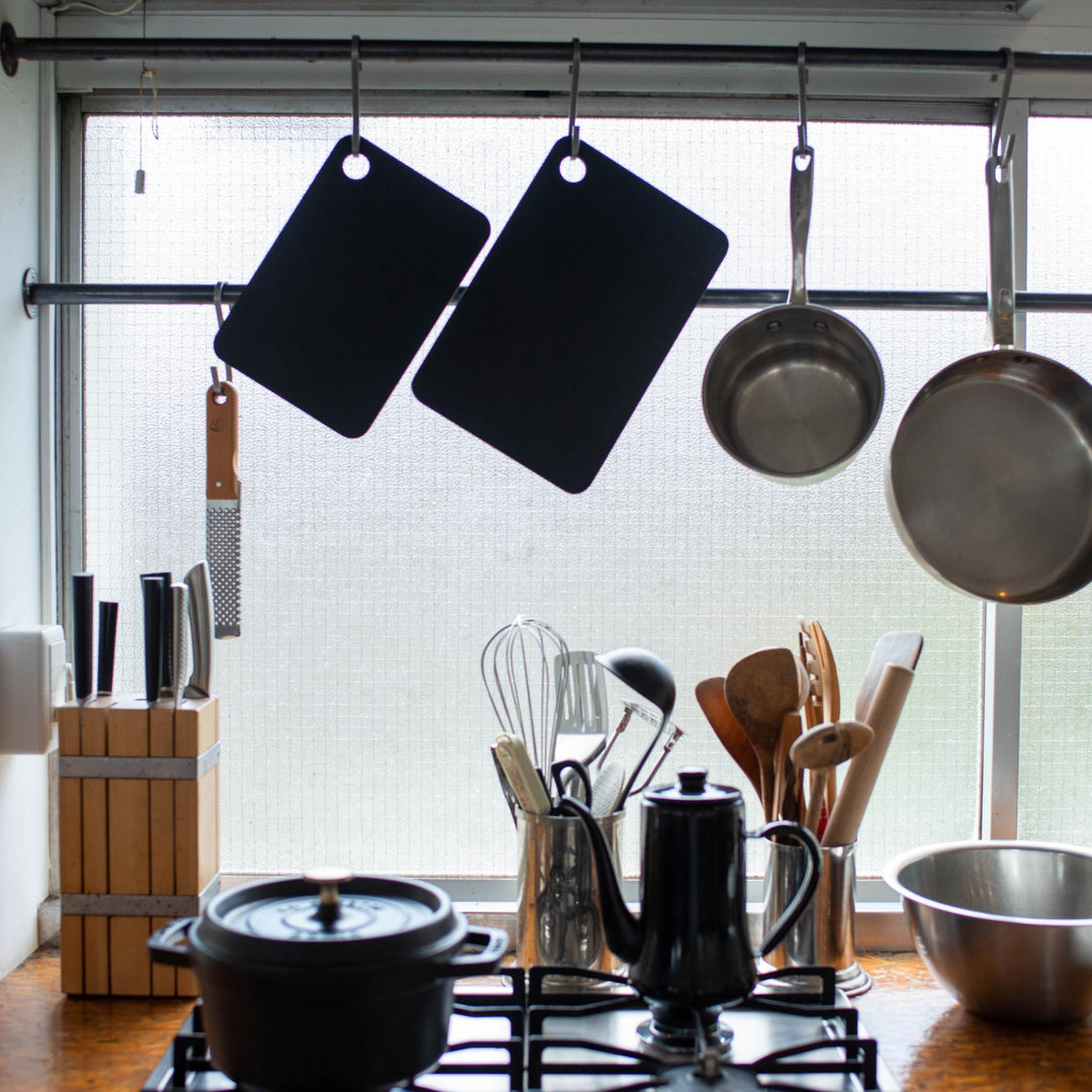 Parker Asahi Matte Black Rubber Cutting Board (M/L)