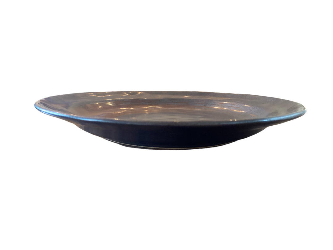 Metallic Brown Swirl Plate - Medium (Sample)