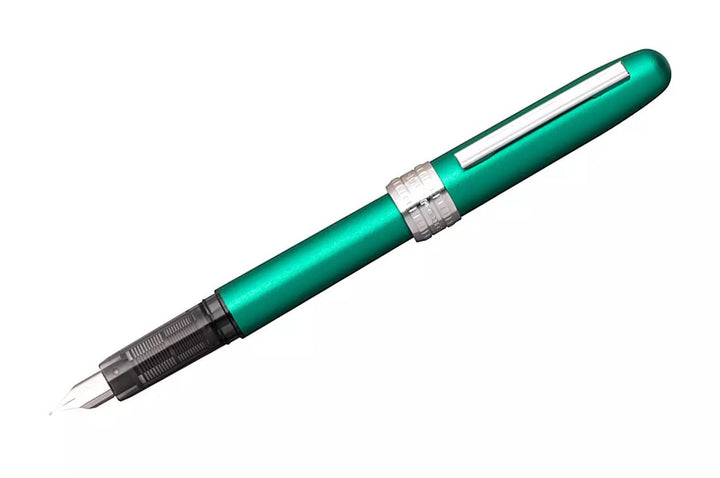 Platinum Plaisir Fountain Pen - Teal Green