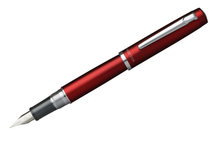 Platinum Procyon Fountain Pen - Carmine Red (Medium)