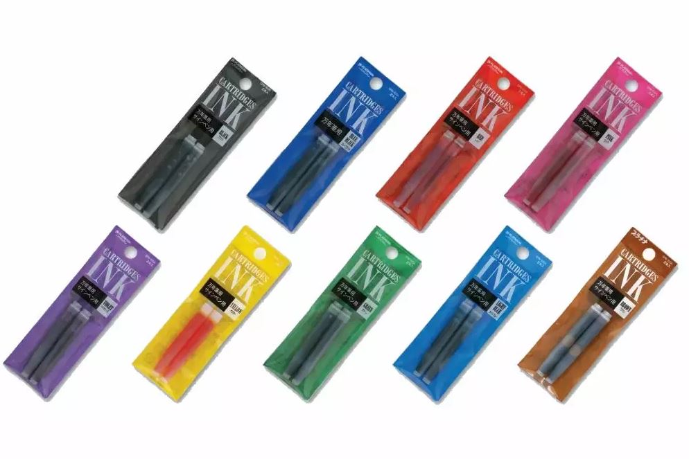 Platinum Dyestuff Ink Cartridges x 2 (4 Colours)
