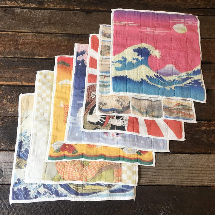 Maruyama Printed Dishcloth – Hasui Kisho Nishiizu