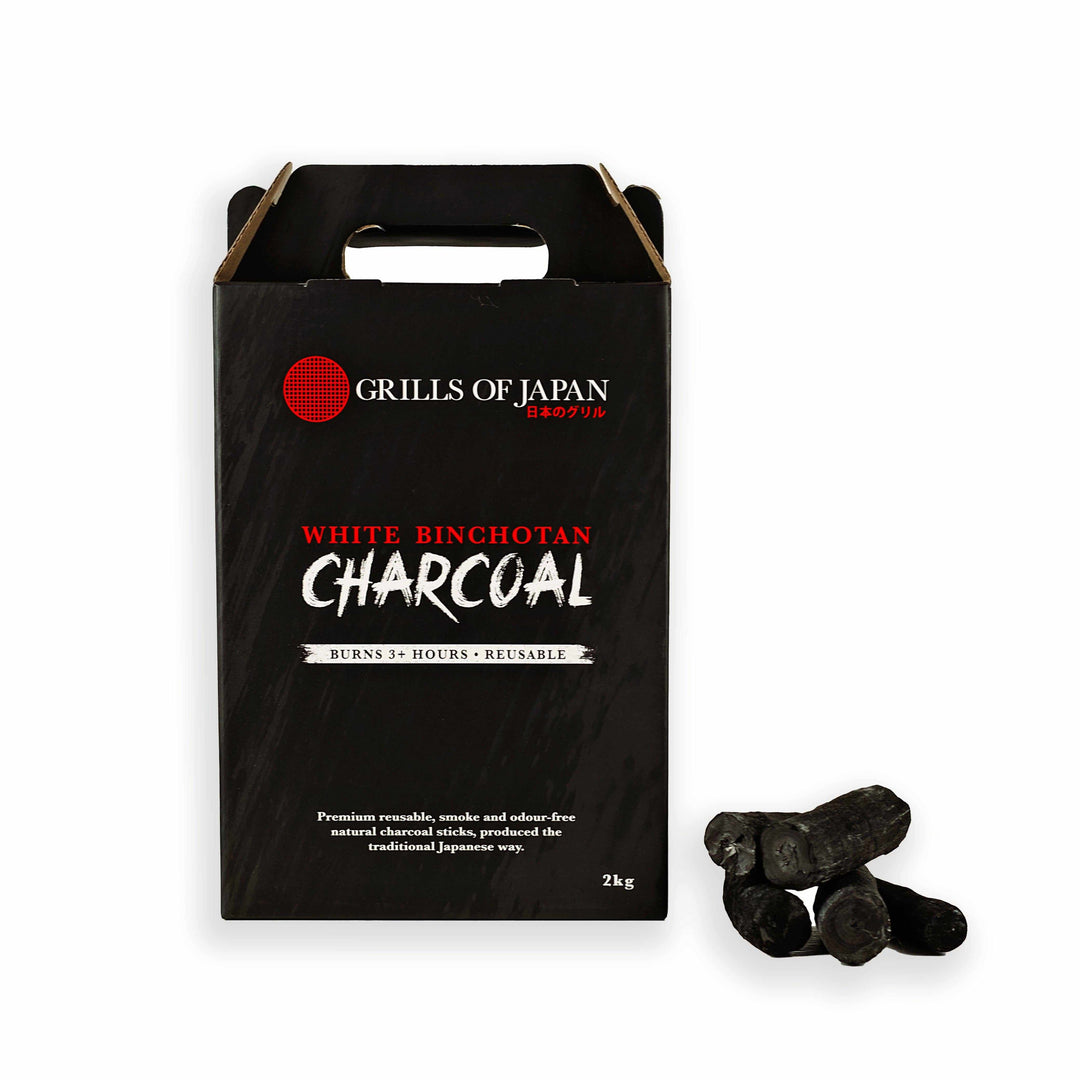 S13 Hibachi Grill + Charcoal Starter Pot + 2kg Binchotan Charcoal (1kg FREE)