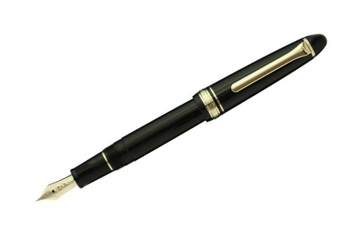 Sailor 1911 Profit Light Fountain Pen - Black with Gold Trim (Zoom)