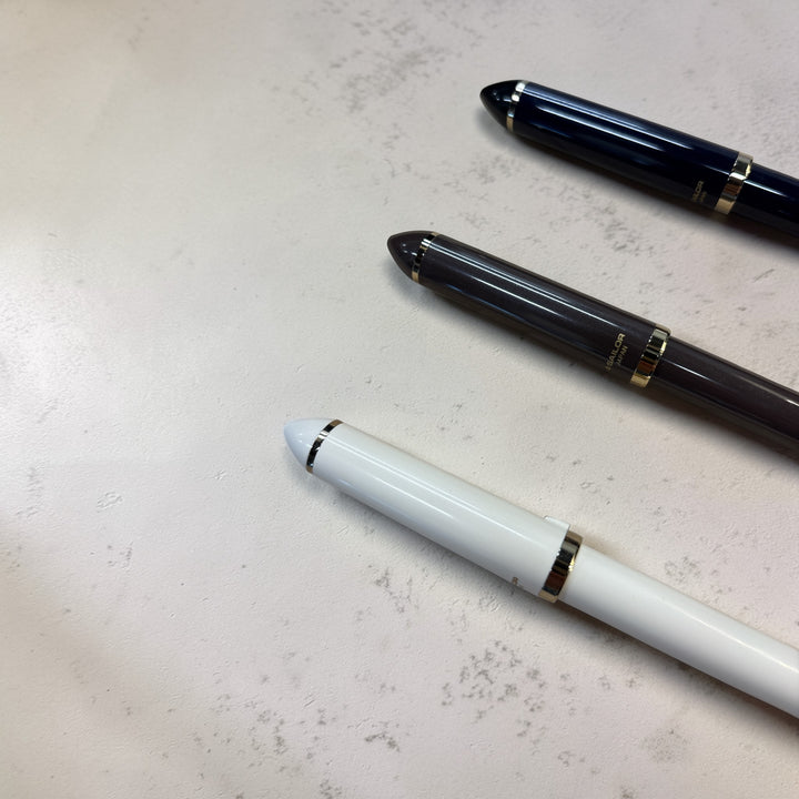 Sailor Fude De Mannen Calligraphy Fountain Pen - 40 Degree Nib (Dark Blue)