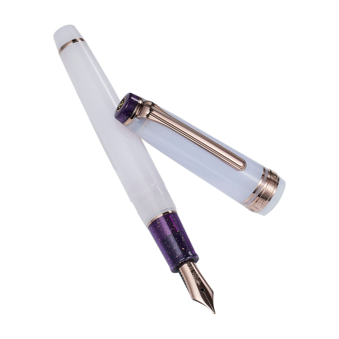 Sailor Pro Gear Slim Fountain Pen – Dried Flowers – Lavender - 14kt Gold Nib