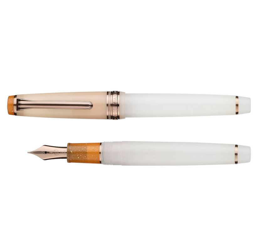 Sailor Pro Gear Slim Fountain Pen – Dried Flowers – Mimosa - 14kt Gold Nib