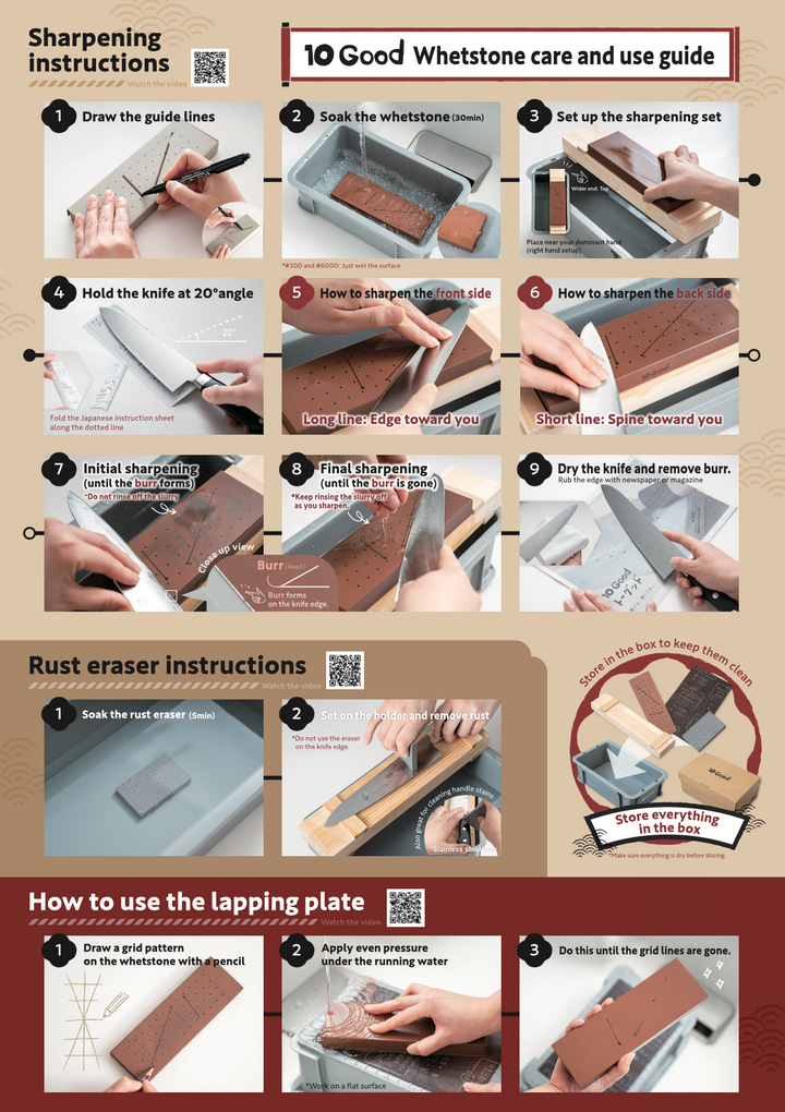 10Good Sharpening Station 5-Piece Set