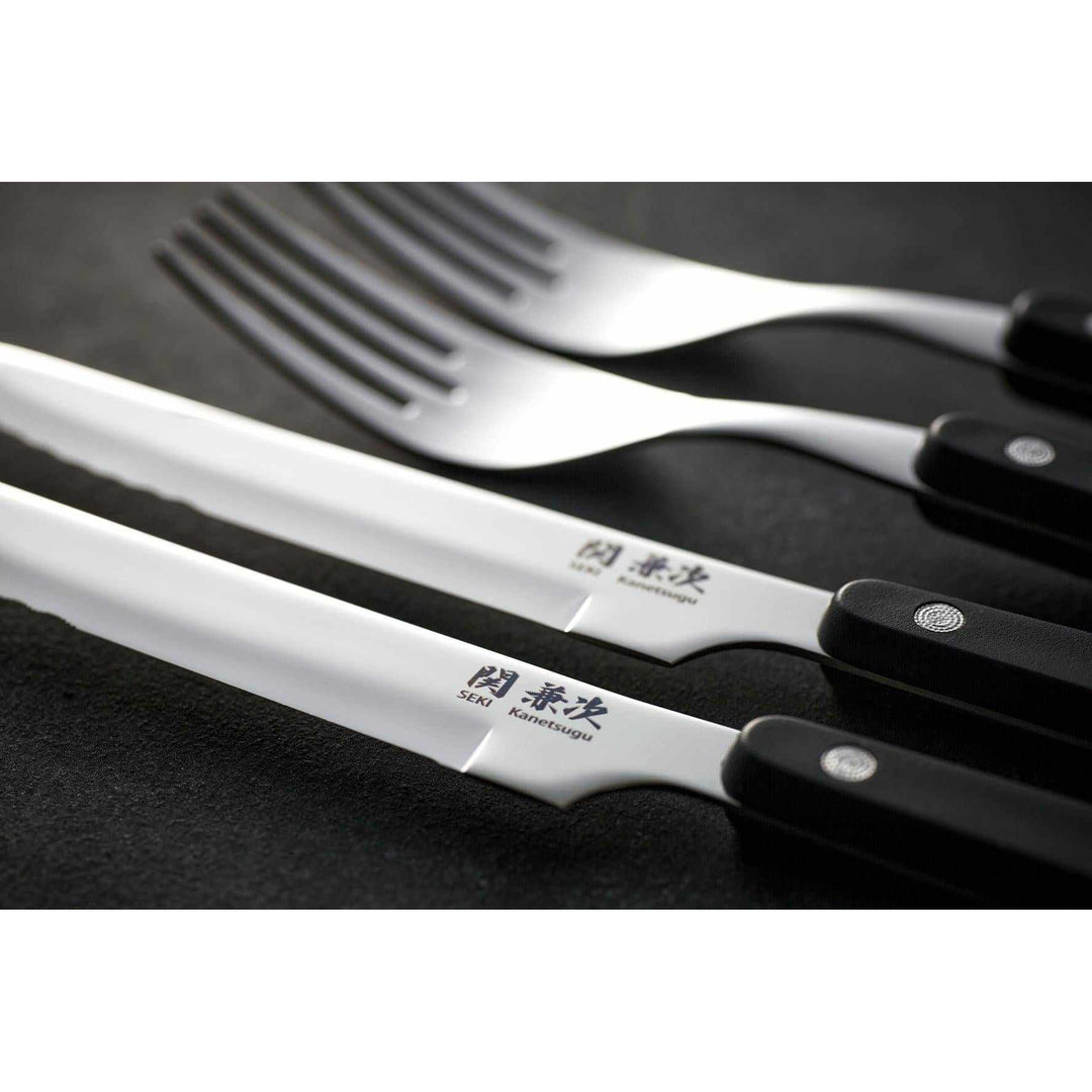 Seki Kanetsugu 4-Piece Knife & Fork Set