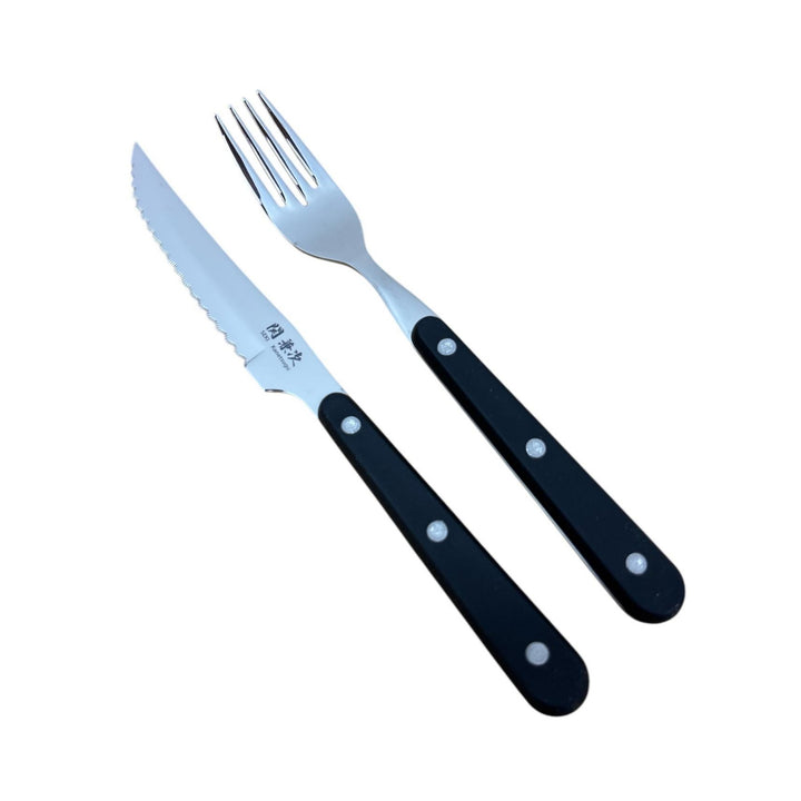 Seki Kanetsugu 4-Piece Steak Knife & Fork Set