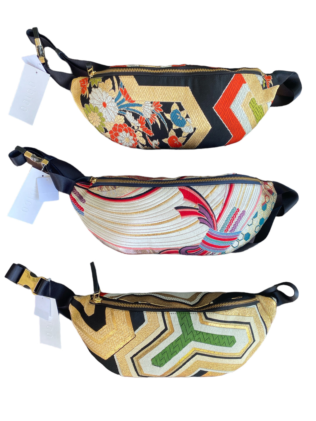 Vintage Kimono Fabric Cross-Body Bag - SAYAKA