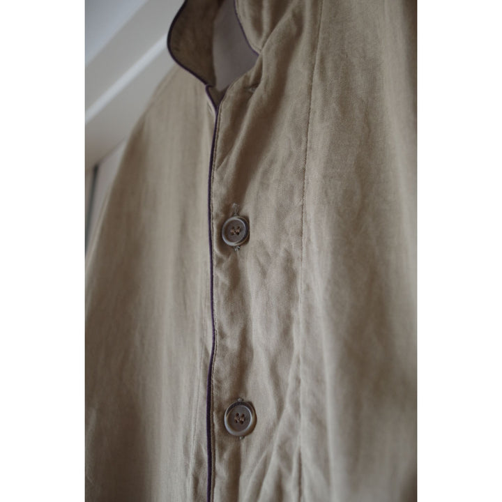 Herbal-dyed 2 Layered Gauze Pyjama Set - Charcoal Grey (SS/S/M/L/LL)