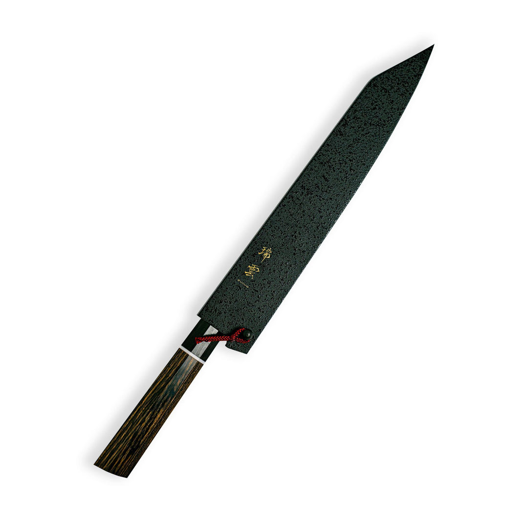 ZUIUN Chefs Knife & Saya (Sheath) - Sujihiki 24cm