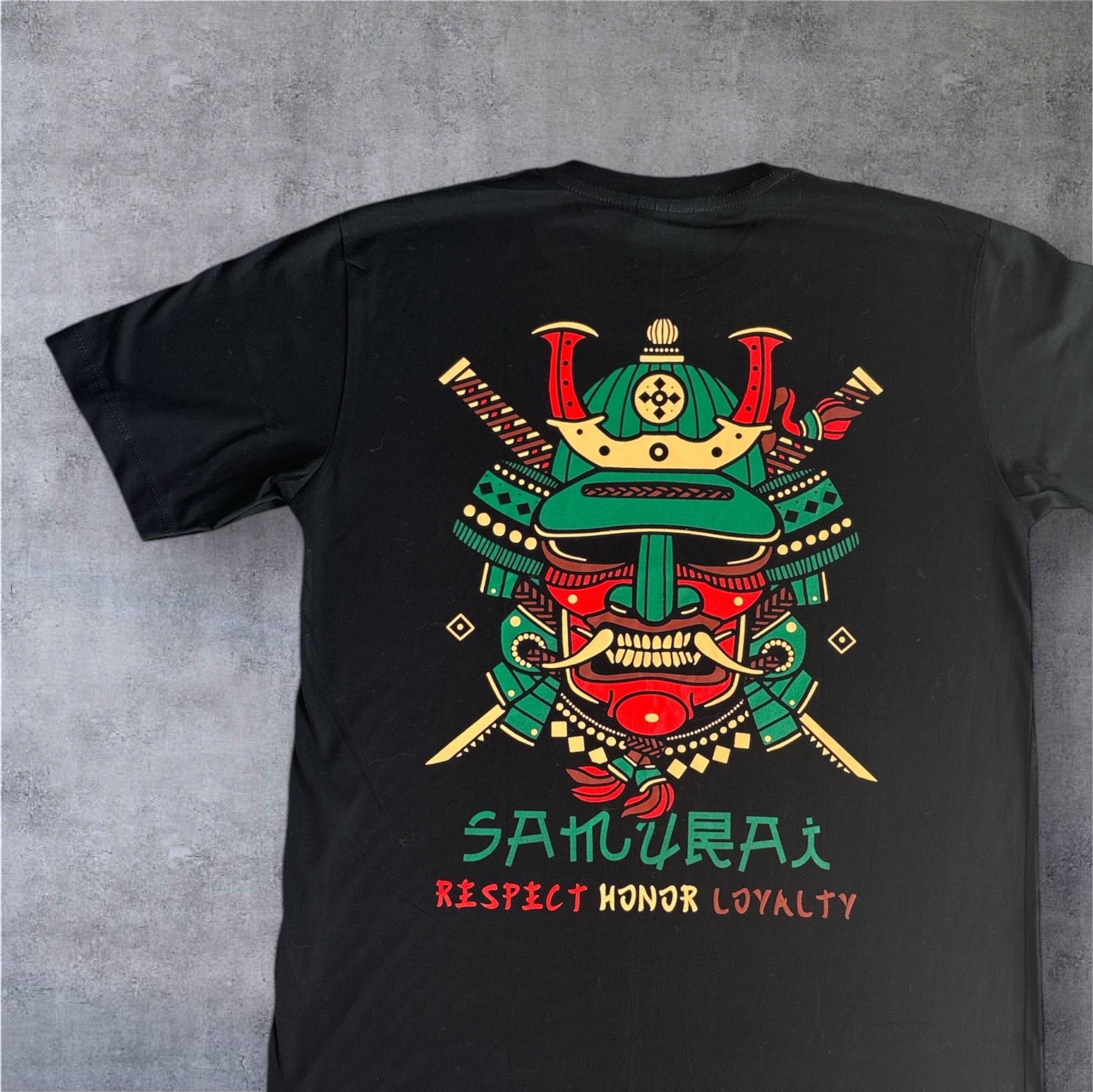 NEW - 100% Cotton T-Shirt - Samurai – Setamono Japanese Homeware