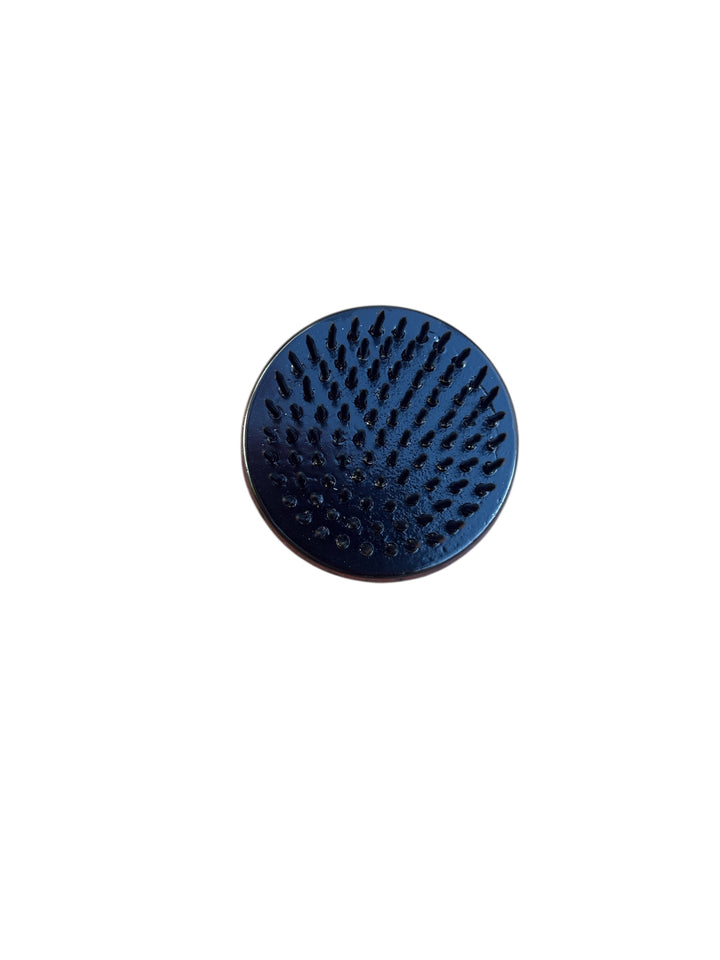 Black Kenzan Round (Spiky Frog) - Small