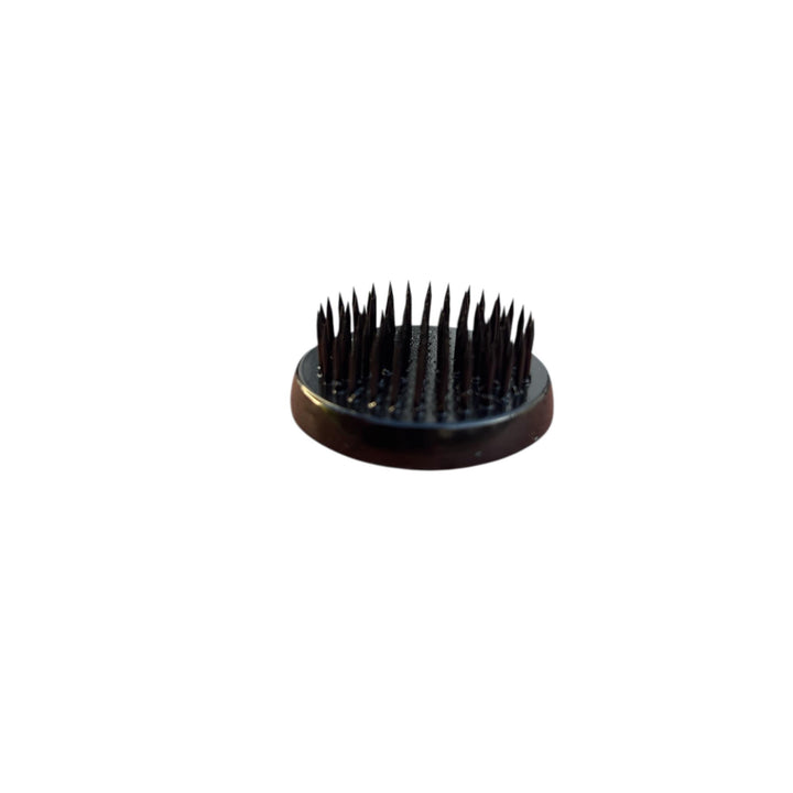 Black Kenzan Round (Spiky Frog) - Small