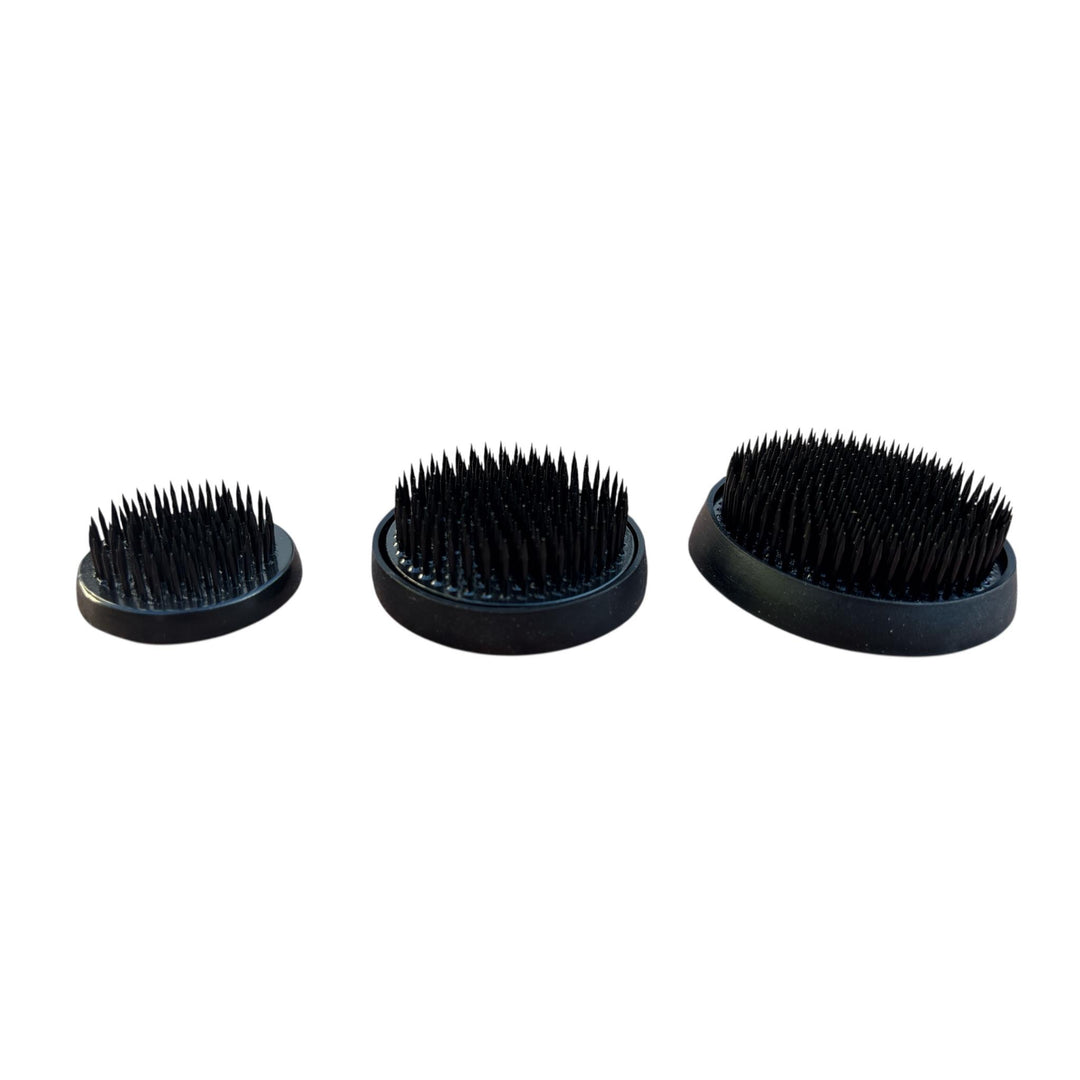 Black Kenzan Round (Spiky Frog) - Medium