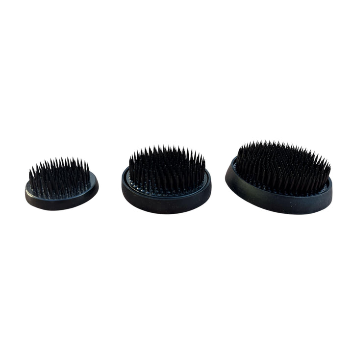Black Kenzan Round (Spiky Frog) - Medium