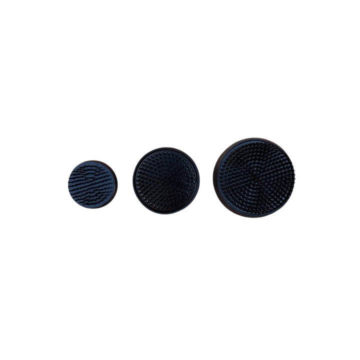 Black Kenzan Round (Spiky Frog) - Large